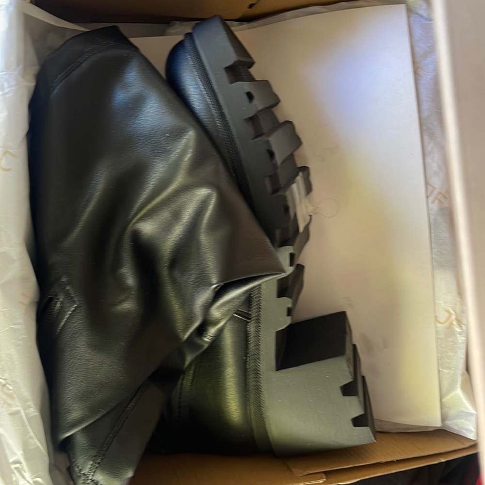 New Over the knee black boots